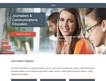 Tablet Screenshot of journalismdegree.com